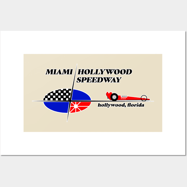 Miami Hollywood Speedway FRONT print Wall Art by WFO Radio 